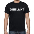 complaint Men's Short Sleeve Round Neck T-shirt , Black T-shirt EN