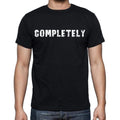 completely Men's Short Sleeve Round Neck T-shirt , Black T-shirt EN