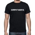 computadora, Kurzarm-T-Shirt für Herren mit Rundhalsausschnitt