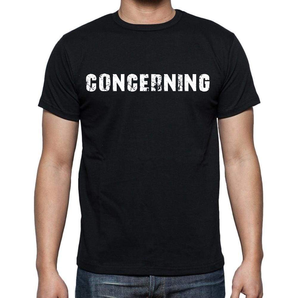 Concerning White Letters Mens Short Sleeve Round Neck T-Shirt 00007