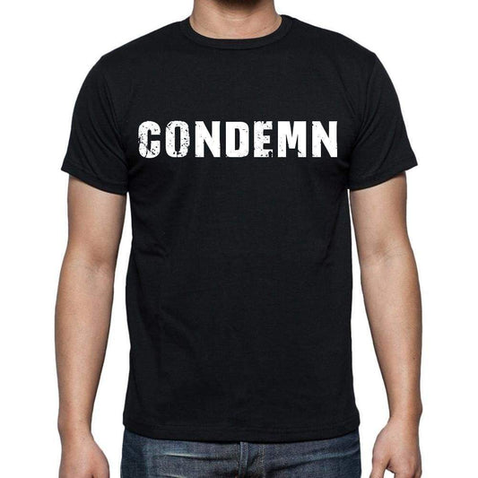 Condemn Mens Short Sleeve Round Neck T-Shirt - Casual
