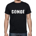 congé, French Dictionary, Men's Short Sleeve Round Neck T-shirt 00009