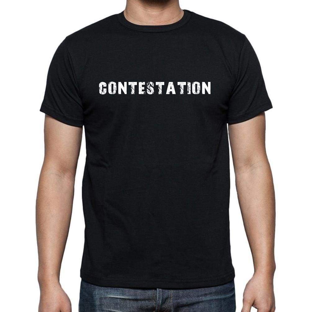 Contestation French Dictionary Mens Short Sleeve Round Neck T-Shirt 00009 - Casual