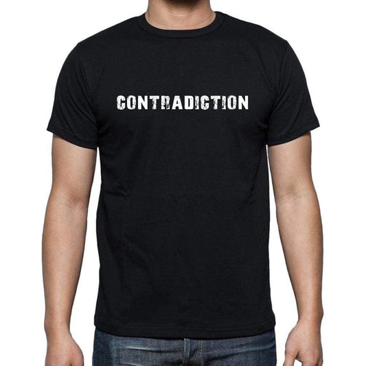 Contradiction French Dictionary Mens Short Sleeve Round Neck T-Shirt 00009 - Casual