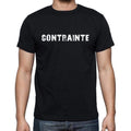 contrainte, French Dictionary, Men's Short Sleeve Round Neck T-shirt 00009