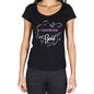 Contribution Is Good Womens T-Shirt Black Birthday Gift 00485 - Black / Xs - Casual