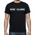 cook islands Men's T-Shirt Short Sleeve Round Neck Black t shirt for men