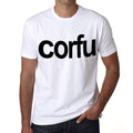 Corfu Tourist Attraction Men's Short Sleeve Round Neck T-shirt 00071