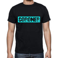 Coroner t shirt, mens t-shirt, occupation, S Size, Black, Cotton