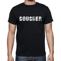 coucher, French Dictionary, Men's Short Sleeve Round Neck T-shirt 00009