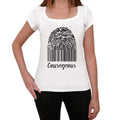 Courageous Fingerprint, White, Women's Short Sleeve Round Neck T-shirt, gift t-shirt 00304