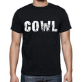 cowl Men's Short Sleeve Round Neck T-shirt 00016