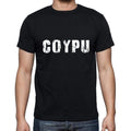 coypu Men's Short Sleeve Round Neck T-shirt , 5 letters Black , word 00006