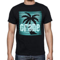 crane, beach holidays in crane, beach t shirts, Men's Short Sleeve Round Neck T-shirt 00028