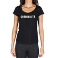 crédibilité, French Dictionary, Women's Short Sleeve Round Neck T-shirt 00010