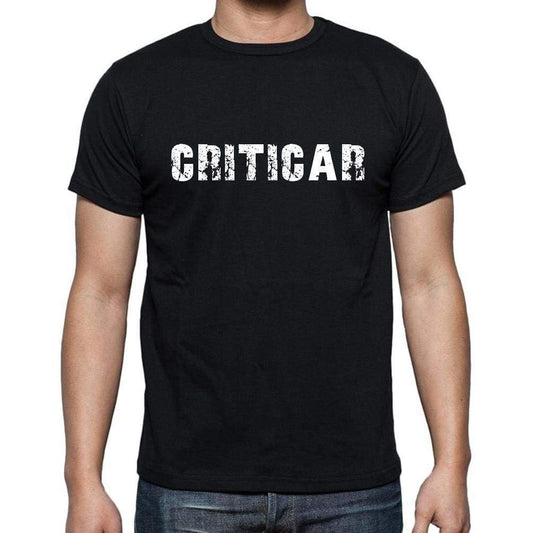 Criticar Mens Short Sleeve Round Neck T-Shirt - Casual