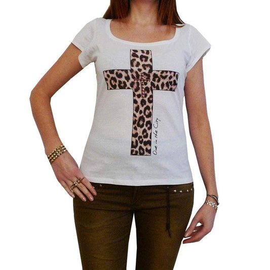 Crucifix T-Shirt For Women Short Sleeve Cotton Tshirt Women T Shirt Gift - T-Shirt