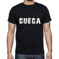 cueca Men's Short Sleeve Round Neck T-shirt , 5 letters Black , word 00006
