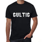 Cultic Mens Vintage T Shirt Black Birthday Gift 00554 - Black / Xs - Casual