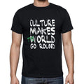 culture, World Goes Round, Men's Short Sleeve Round Neck T-shirt 00082