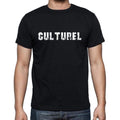 culturel, French Dictionary, Men's Short Sleeve Round Neck T-shirt 00009