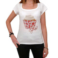 Cupcake Christmas Red Medley, Women's Short Sleeve Scoop Neck Tee 00152