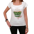 Cupcake Happy St Patricks Day, Women's Short Sleeve Scoop Neck Tee 00152