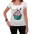Cupcake Icecream, Women's Short Sleeve Scoop Neck Tee 00152