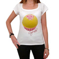 Cupcake Lemon Icecream, Women's Short Sleeve Scoop Neck Tee 00152