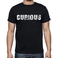 curious Men's Short Sleeve Round Neck T-shirt , Black T-shirt EN