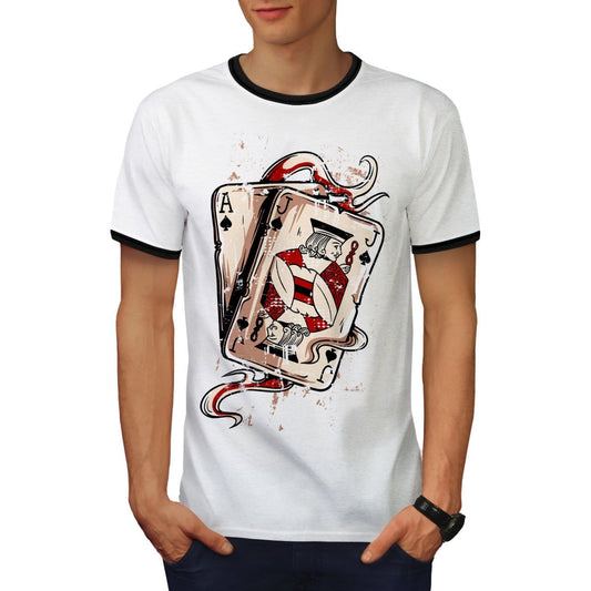 Grafik Unisex Ace Jack Of Spades T-Shirt Herren T-Shirt