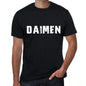 Daimen Mens Vintage T Shirt Black Birthday Gift 00554 - Black / Xs - Casual