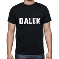 dalek Men's Short Sleeve Round Neck T-shirt , 5 letters Black , word 00006