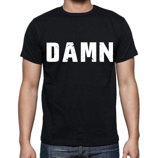 Damn Mens Short Sleeve Round Neck T-Shirt - Casual