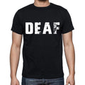 deaf Men's Short Sleeve Round Neck T-shirt 00016