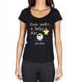 Dezember, Damen-T-Shirt mit kurzen Ärmeln und Rundhalsausschnitt