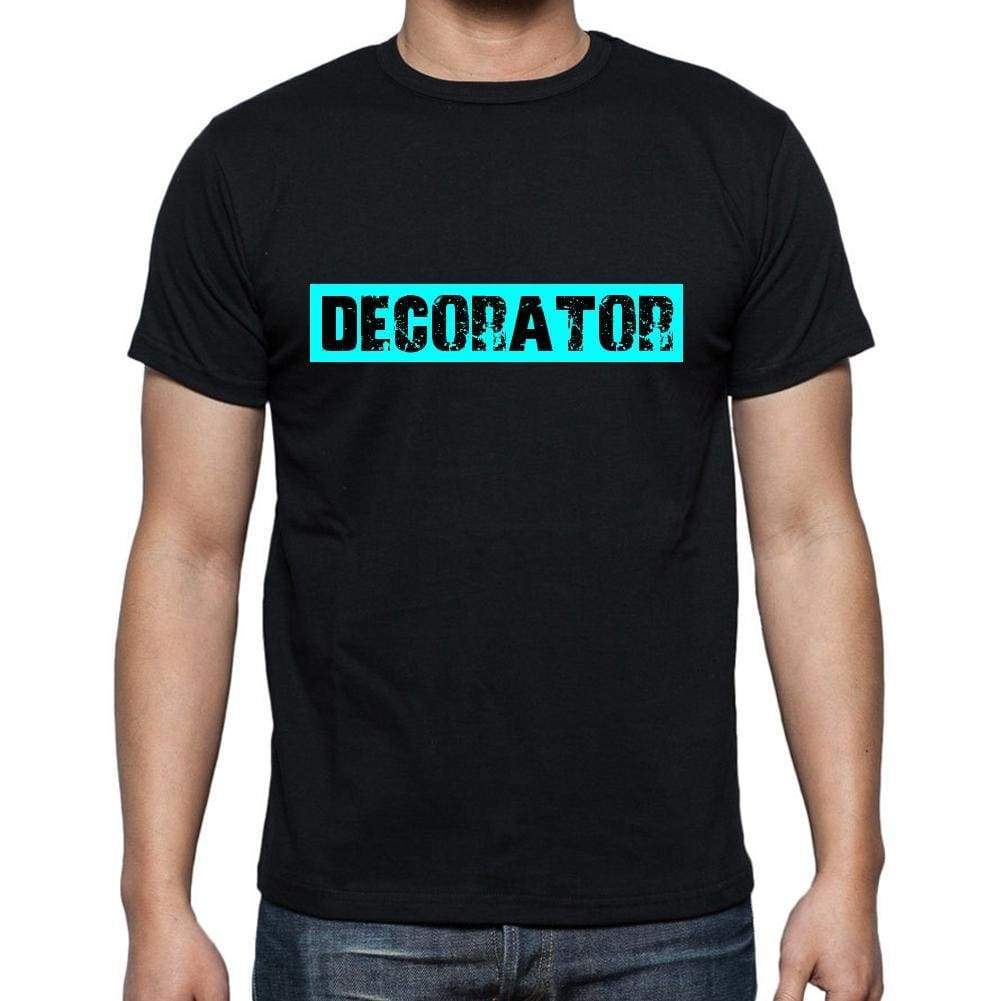 Decorator T Shirt Mens T-Shirt Occupation S Size Black Cotton - T-Shirt