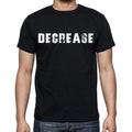 decrease Men's Short Sleeve Round Neck T-shirt , Black T-shirt EN