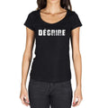 décrire, French Dictionary, Women's Short Sleeve Round Neck T-shirt 00010
