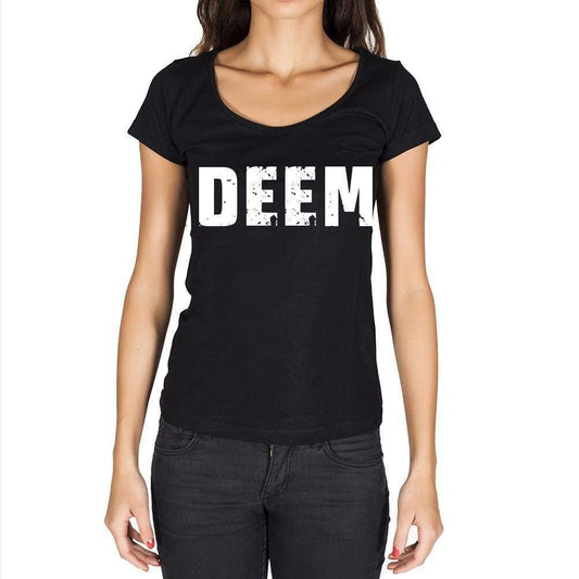 Deem Womens Short Sleeve Round Neck T-Shirt - Casual