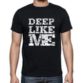 DEEP Like me, black, Men's Short Sleeve Round Neck T-shirt 00055