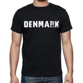 denmark Men's T-Shirt Short Sleeve Round Neck Black t shirt for men