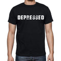 depressed Men's Short Sleeve Round Neck T-shirt