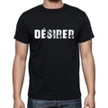 désirer, French Dictionary, Men's Short Sleeve Round Neck T-shirt 00009