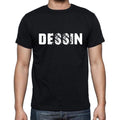 dessin, French Dictionary, Men's Short Sleeve Round Neck T-shirt 00009