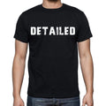 detailed Men's Short Sleeve Round Neck T-shirt , Black T-shirt EN