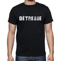 détresse, French Dictionary, Men's Short Sleeve Round Neck T-shirt 00009