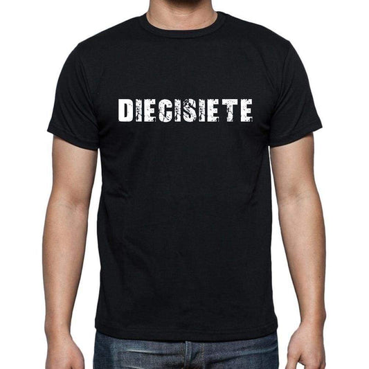 Diecisiete Mens Short Sleeve Round Neck T-Shirt - Casual