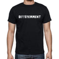 différemment, French Dictionary, Men's Short Sleeve Round Neck T-shirt 00009