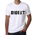 digest Men's T shirt White Birthday Gift 00552
